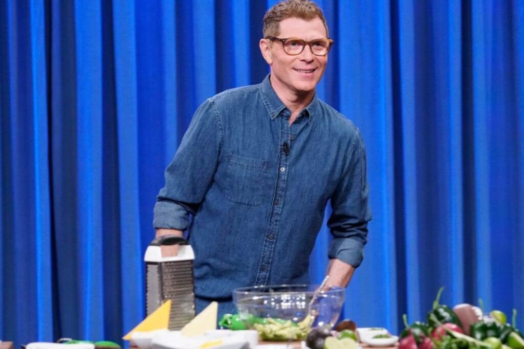 Bobby Flay cuisine toujours la même nourriture qu’il a toujours Bobby Flay cuisine toujours la même nourriture qu’il a toujours