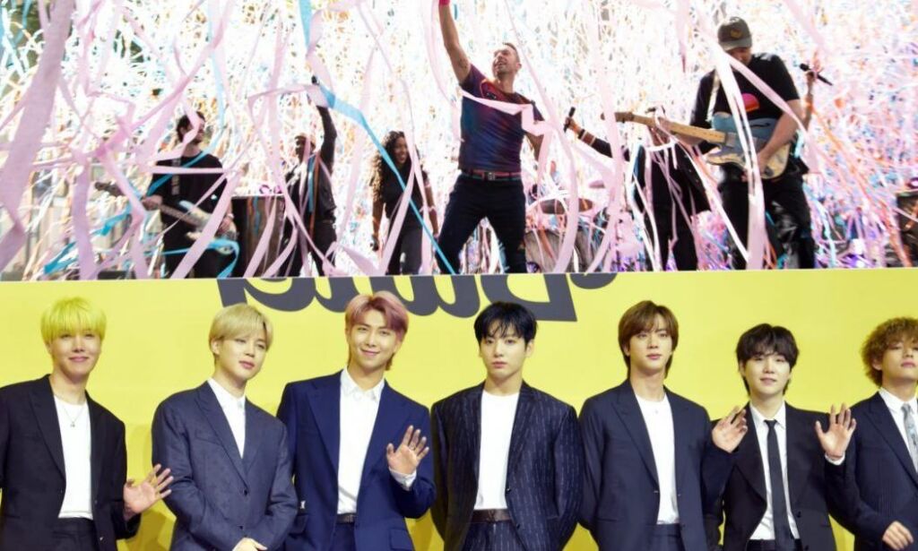 « Mon univers » est-il la première collaboration entre BTS et Coldplay ?