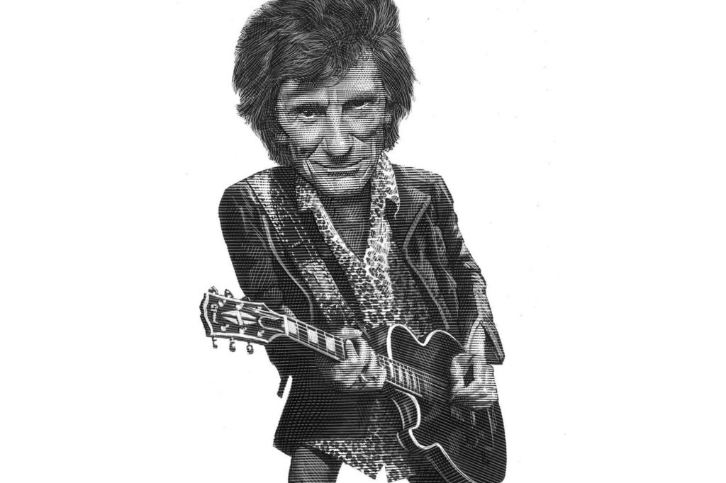 Ron Wood des Rolling Stones : Mick Jagger, peinture, conseils sur la toxicomanie Ron Wood des Rolling Stones : Mick Jagger, peinture, conseils sur la toxicomanie