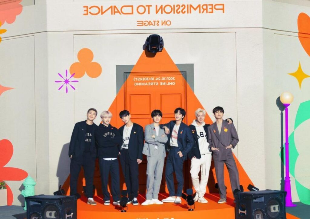 Quelles chansons BTS a-t-il interprétées pendant « Permission to Dance On Stage » ?