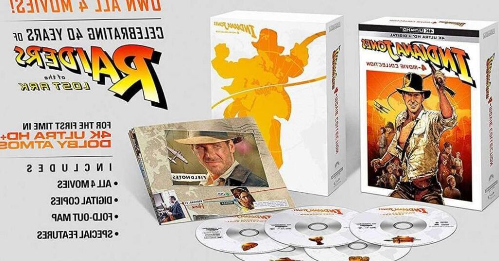 Le coffret Blu-ray 4K d’Indiana Jones est à 45% de réduction Le coffret Blu-ray 4K d’Indiana Jones est à 45% de réduction