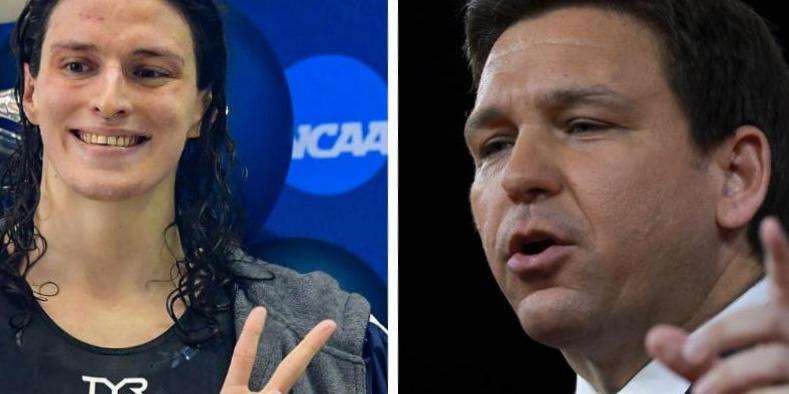 Ron DeSantis refuse de reconnaître la victoire de la nageuse trans Lia Thomas dans la NCAA