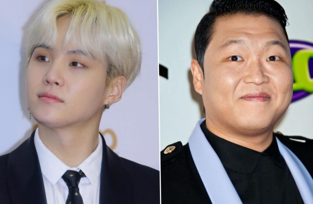 Psy fait l’éloge de Suga de BTS et de son professionnalisme lors du tournage du clip » That That « Psy fait l’éloge de Suga de BTS et de son professionnalisme lors du tournage du clip » That That «