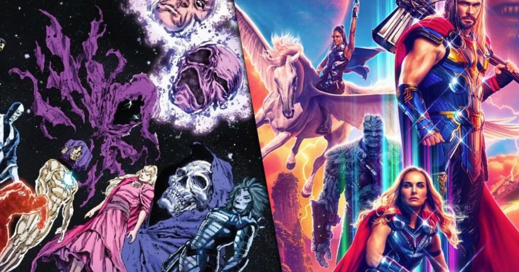 Love and Thunder présente une entité cosmique majeure de Marvel Love and Thunder présente une entité cosmique majeure de Marvel