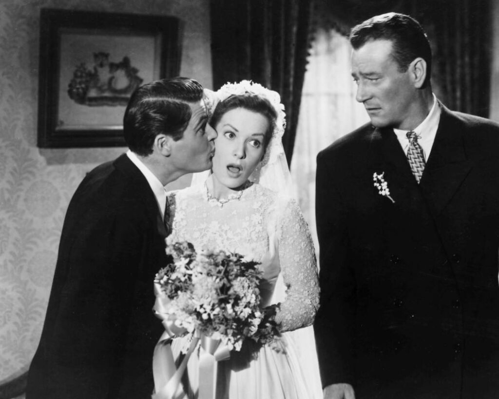 La scène 1 John Wayne et Maureen O’Hara ont dû prendre une seule prise, sinon il « nous aurait suspendus par les orteils »
