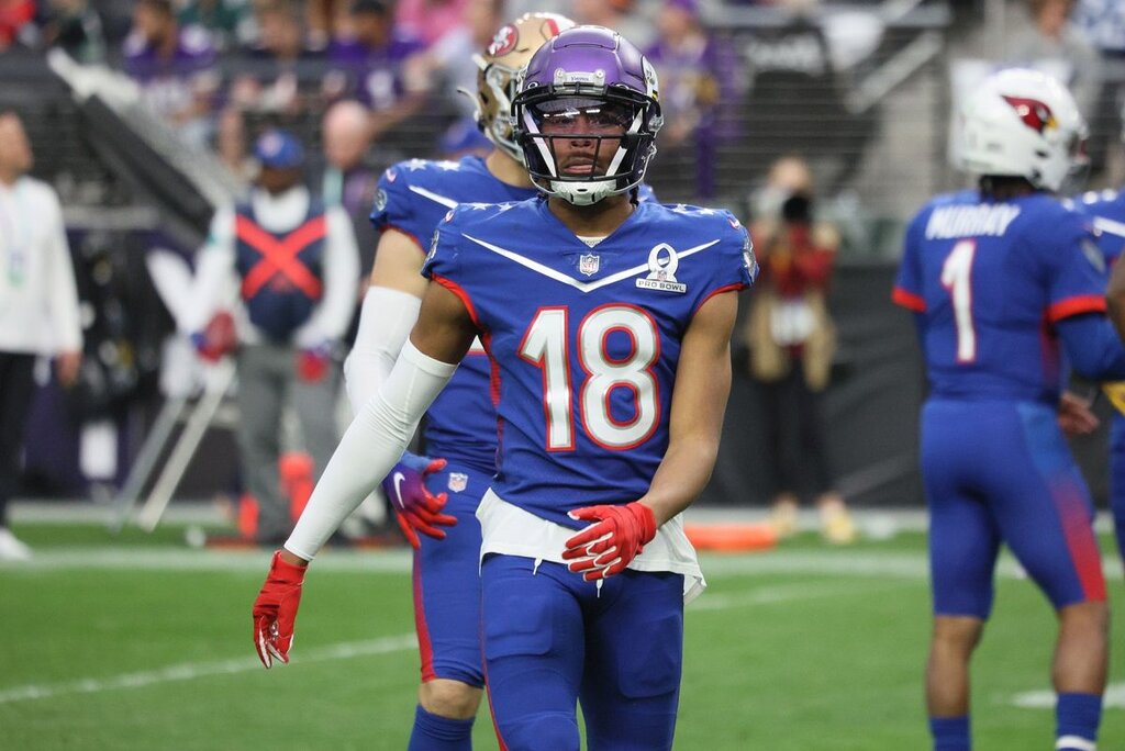 Le receveur des Vikings, Justin Jefferson, absent au moins quatre matchs