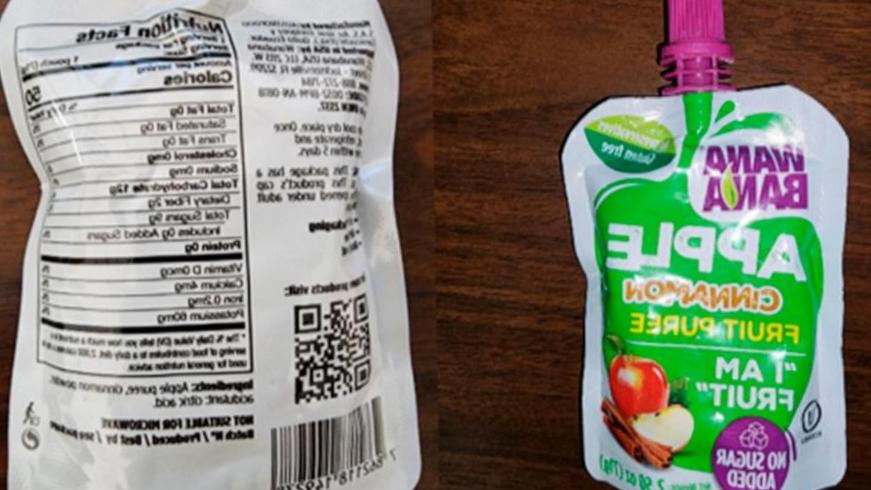 D’autres sachets de fruits destinés aux enfants sont rappelés en raison de maladies liées au plomb D’autres sachets de fruits destinés aux enfants sont rappelés en raison de maladies liées au plomb
