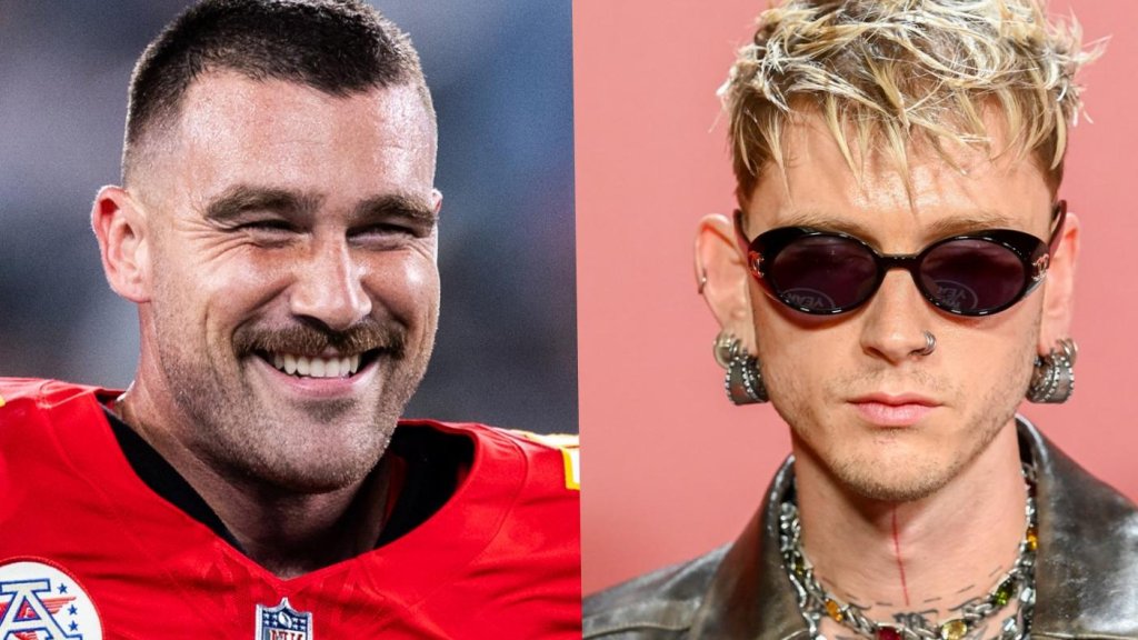 Travis Kelce reçoit une offre de 500 000 $ de Machine Gun Kelly pour les équipes commerciales