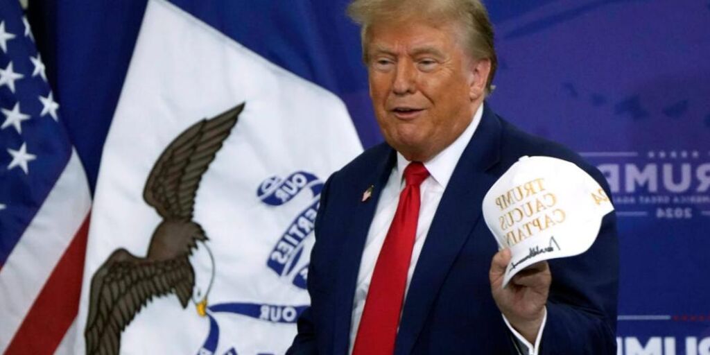 Trump a une avance historique dans l’Iowa quelques semaines seulement avant le début du vote Trump a une avance historique dans l’Iowa quelques semaines seulement avant le début du vote