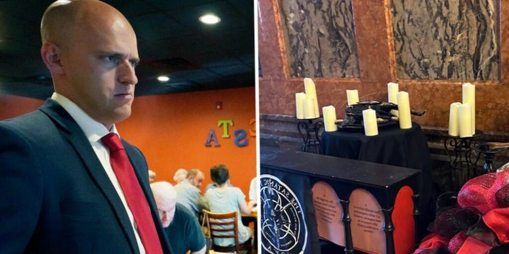 Les dons affluent pour le candidat républicain qui a démoli l’exposition d’un temple satanique dans l’Iowa Les dons affluent pour le candidat républicain qui a démoli l’exposition d’un temple satanique dans l’Iowa