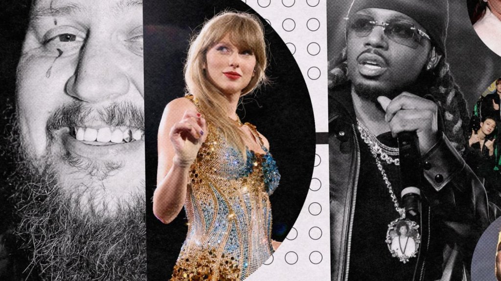 Taylor Swift dominée en 2023, le hip-hop plongé