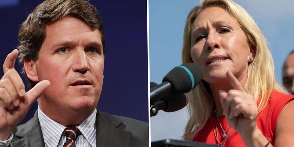 MTG défend la possibilité que Tucker Carlson interviewe Poutine à Moscou MTG défend la possibilité que Tucker Carlson interviewe Poutine à Moscou