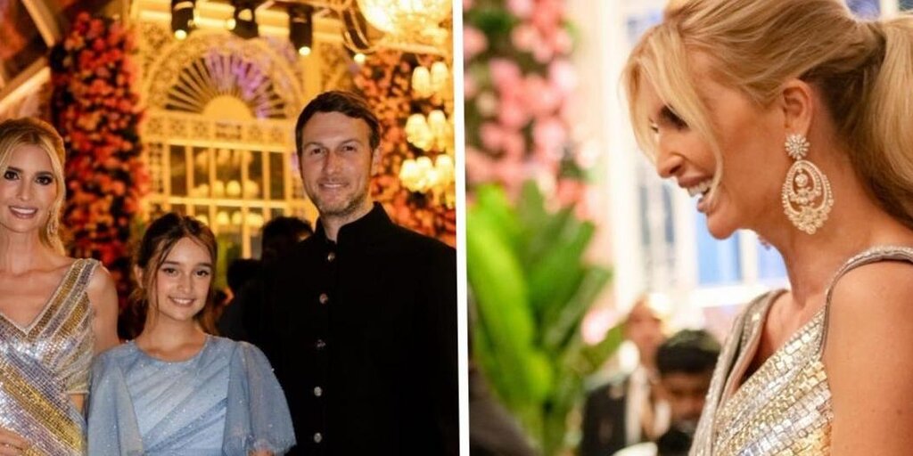 Ivanka Trump porte un sari brillant à l'événement pré-mariage d'Ambani