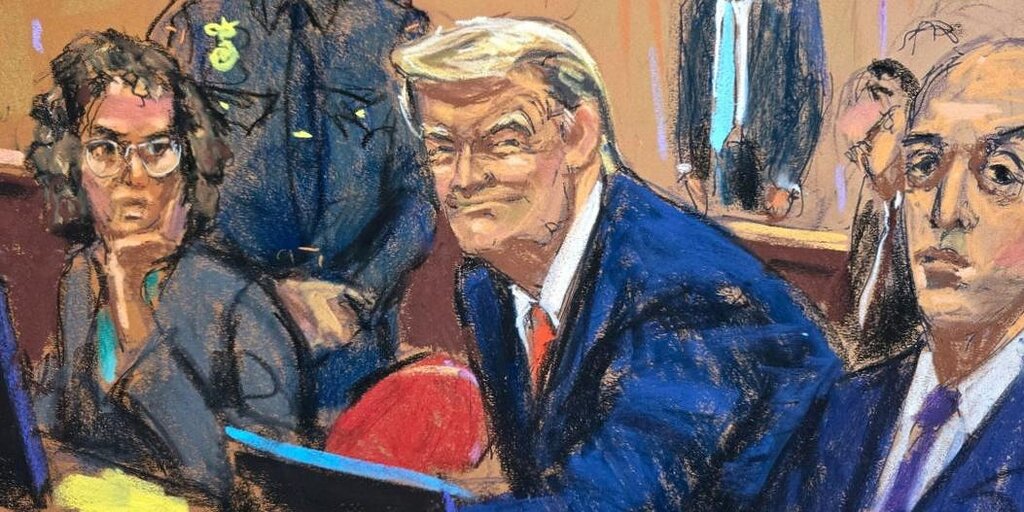 Trump utilise la faille du bâillon pour faire rage contre la fille du juge Hush-Money