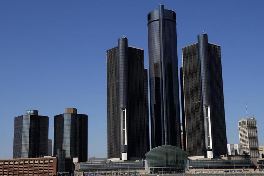 GM va déplacer son siège social de Détroit dans une nouvelle tour du centre-ville et prévoit de réaménager l'emblématique Renaissance Center GM va déplacer son siège social de Détroit dans une nouvelle tour du centre-ville et prévoit de réaménager l'emblématique Renaissance Center