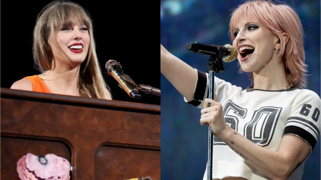 Taylor Swift et Hayley Williams chantent « Castles Crumbling » à Londres Taylor Swift et Hayley Williams chantent « Castles Crumbling » à Londres