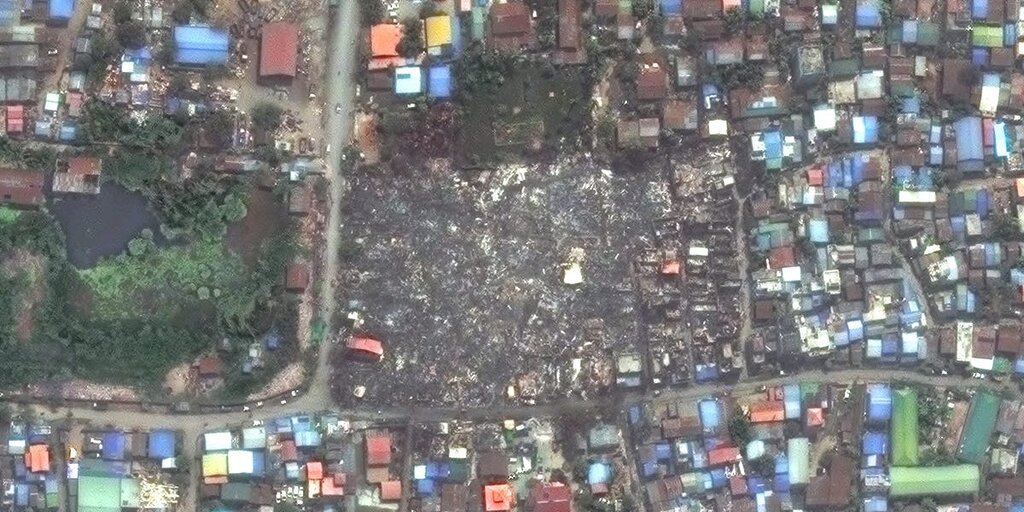Des images satellites montrent l’étendue des destructions au Myanmar après un séisme de magnitude 7,7 Des images satellites montrent l’étendue des destructions au Myanmar après un séisme de magnitude 7,7