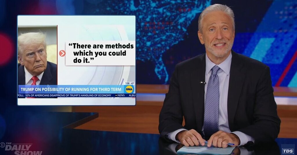 Jon Stewart : Trump essaie de commander « hors menu » à la Constitution