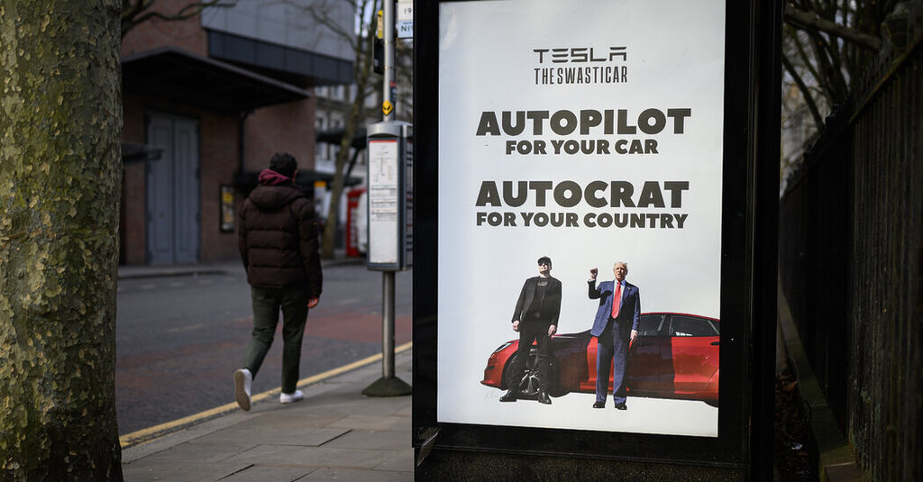 La satire anti-Elon Musk prospère en Grande-Bretagne : « 0 à 1939 en 3 secondes »