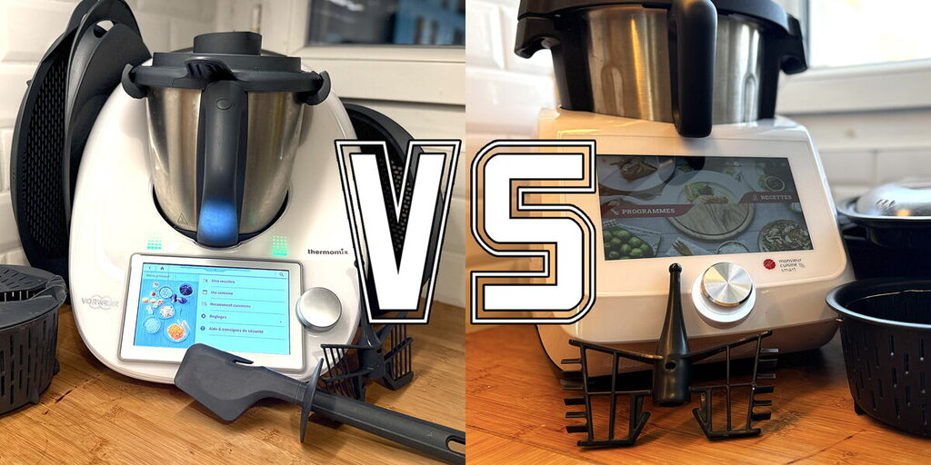 Comparaison des robots cuiseurs : Thermomix TM6 contre Monsieur Cuisine Smart