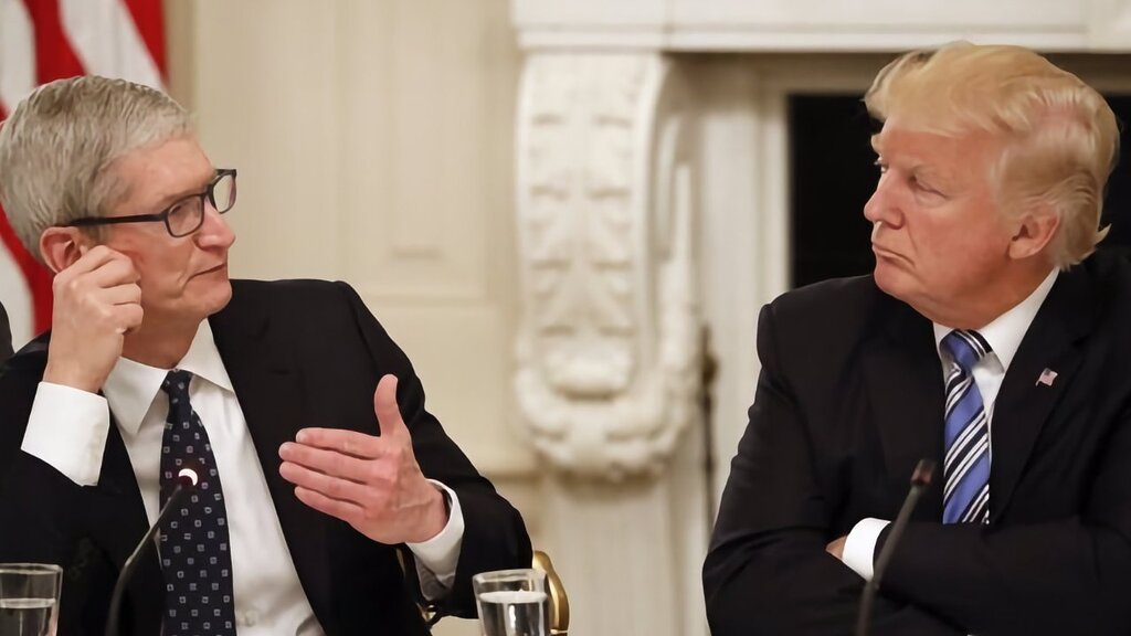 L’action Apple chute fortement après l’annonce des droits de douane par Trump