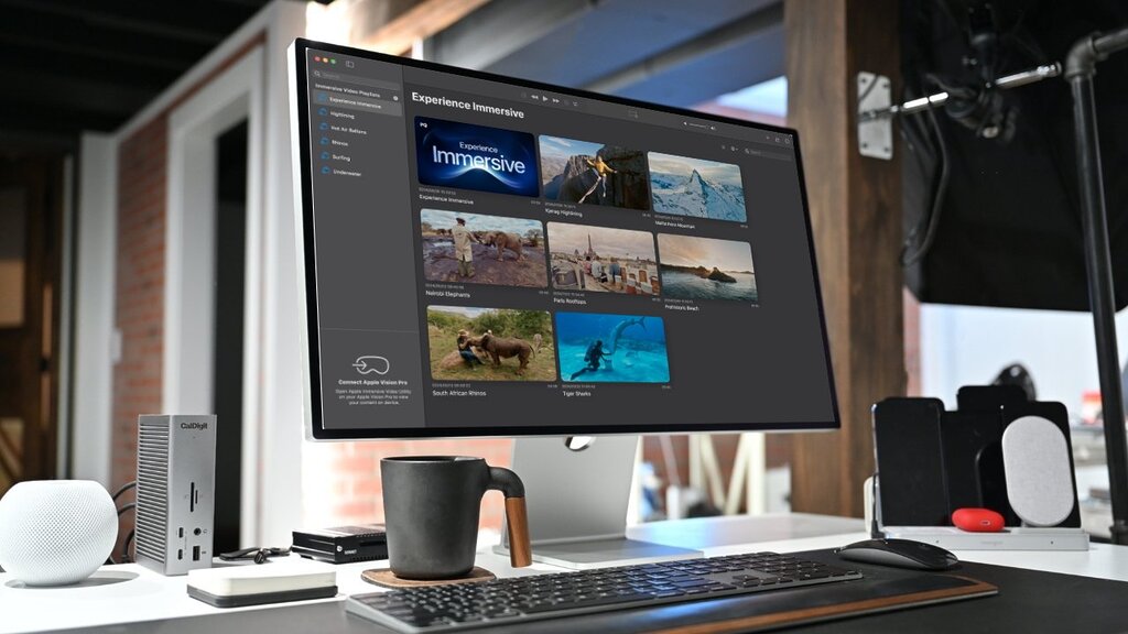 Apple propose une nouvelle application vidéo immersive pour Mac