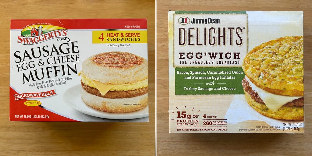 J’ai essayé des sandwiches surgelés de quatre marques pour le petit déjeuner, et le meilleur m’a rassasié jusqu’à midi J’ai essayé des sandwiches surgelés de quatre marques pour le petit déjeuner, et le meilleur m’a rassasié jusqu’à midi