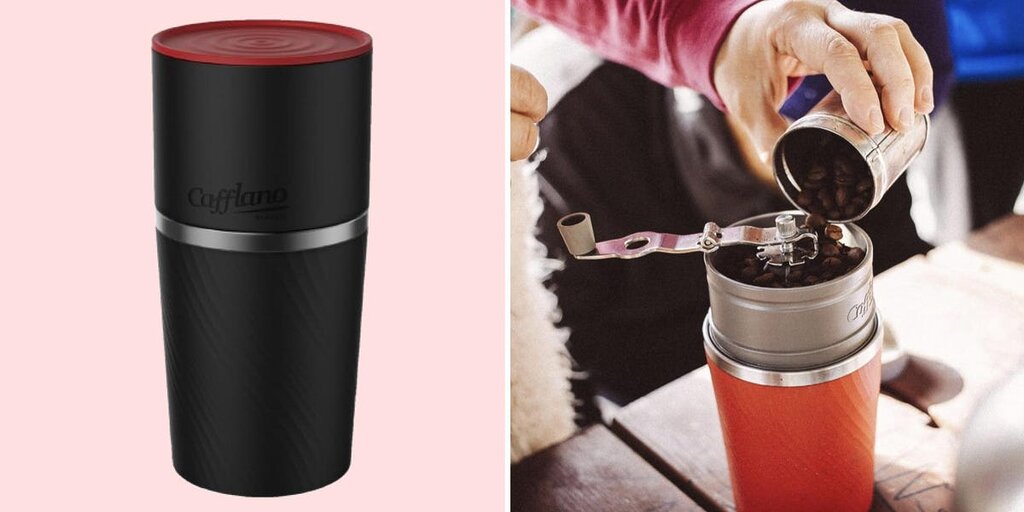 Profitez de 20 % de réduction sur ce tumbler pour moudre, préparer et savourer votre café Profitez de 20 % de réduction sur ce tumbler pour moudre, préparer et savourer votre café