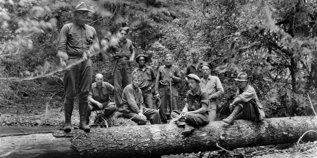 Il y a cent ans, le gouvernement a recruté des jeunes chômeurs pour créer forêts, sentiers et parcs américains