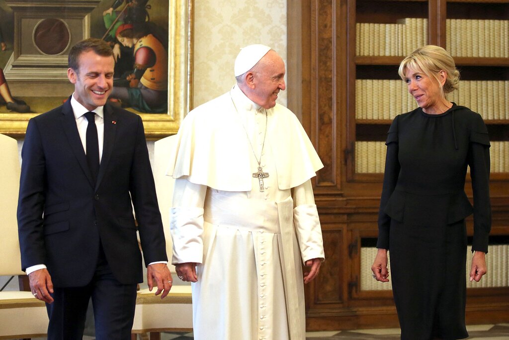 Les discussions entre le Pape François et les dirigeants français Les discussions entre le Pape François et les dirigeants français