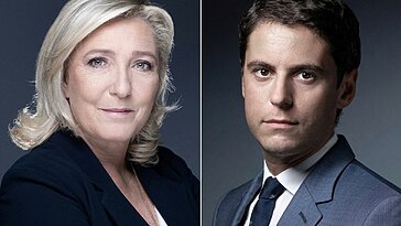 Attal et Le Pen s’affrontent ce dimanche dans un duel décisif