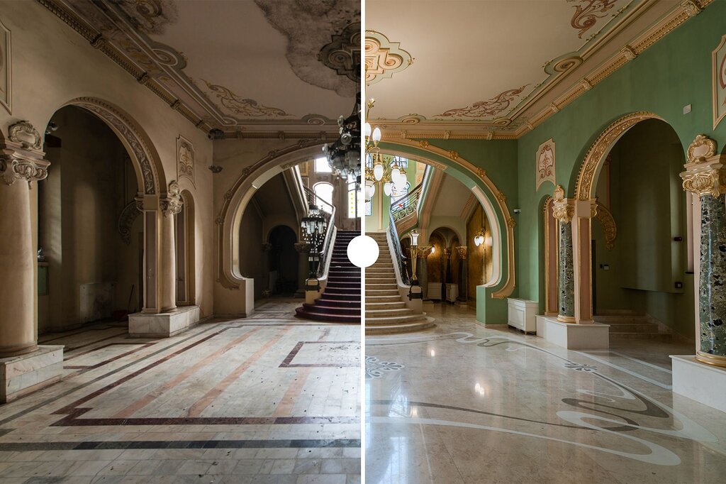 Après sa rénovation, le Palais de Constanța a connu une transformation impressionnante