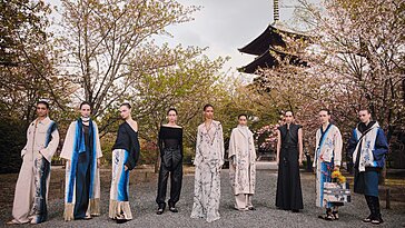 Dior dévoile sa collection parmi les cerisiers en fleurs de Kyoto