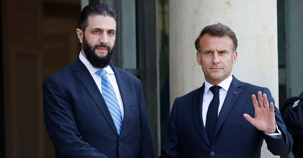 Le président syrien visite l’Europe pour la première fois depuis la chute d’Assad