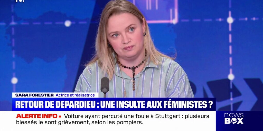 Sara Forestier rend hommage aux techniciennes dans le nouveau film de Fanny Ardant avec Depardieu Sara Forestier rend hommage aux techniciennes dans le nouveau film de Fanny Ardant avec Depardieu
