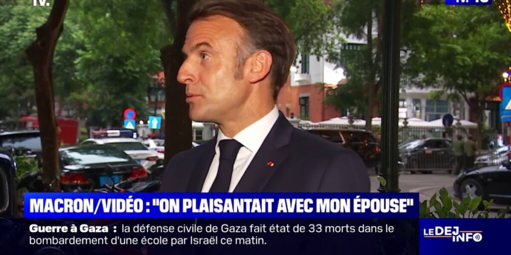Brigitte Macron gifle Emmanuel Macron ? Réaction du président à une vidéo virale tournée au Vietnam