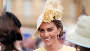 Kate Middleton remet ses boucles d’oreilles de mariage pour sa première garden party après son cancer