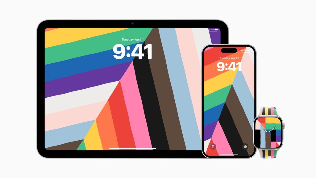 La collection Pride 2025 d’Apple propose un bracelet de sport Apple Watch unique