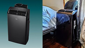 Notre expert en CVC recommande le climatiseur portable Midea Duo pour son efficacité, son silence et sa connectivité Wi-Fi
