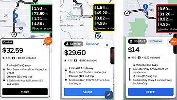 Une application pour aider les chauffeurs Uber à choisir des courses rentables est disponible aux USA