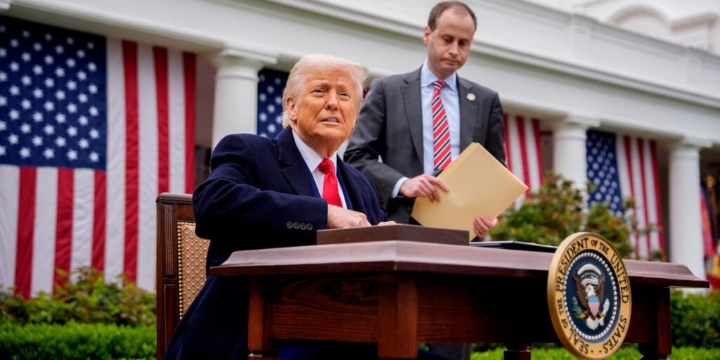 Trump reporte de 50 % l’application des droits de douane sur l’Union européenne Trump reporte de 50 % l’application des droits de douane sur l’Union européenne