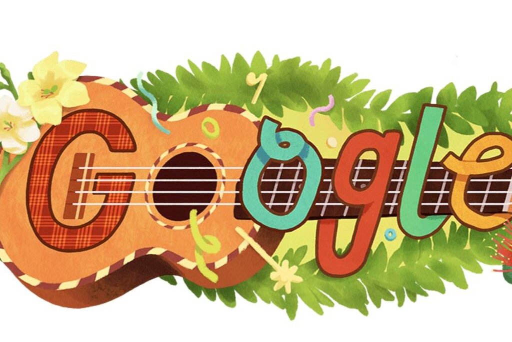 Google Doodle honore l’ukulélé pour le Mois du Patrimoine des Américains d’Asie et du Pacifique Google Doodle honore l’ukulélé pour le Mois du Patrimoine des Américains d’Asie et du Pacifique