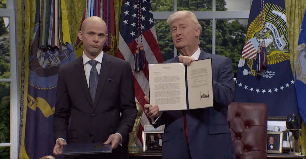 Trump signe des décrets sur la récession et Bill Belichick Trump signe des décrets sur la récession et Bill Belichick