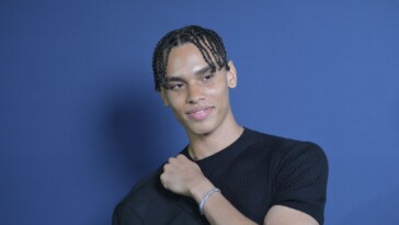 Alexandre, le fils, est mannequin pour la marque Jacquemus