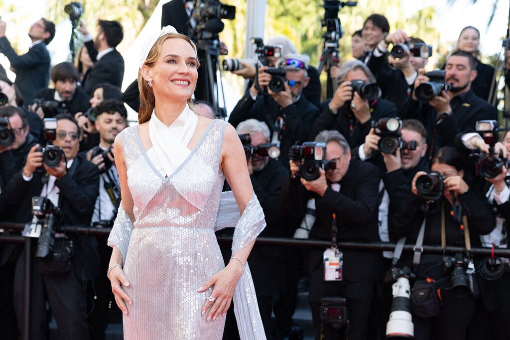 Diane Kruger incarne l’essence du tapis rouge, véritable icône d’Hollywood