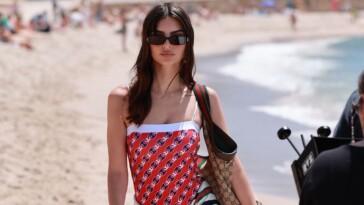 À Cannes, Emily Ratajkowski enflamme l’atmosphère