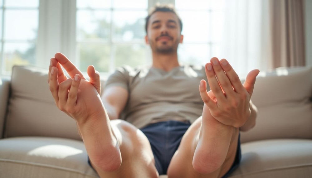 Automassage : quatre gestes pour apaiser les jambes lourdes lors de fortes chaleurs Automassage : quatre gestes pour apaiser les jambes lourdes lors de fortes chaleurs