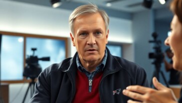 Bill Belichick, 73 ans, a été interrompu par sa compagne de 24 ans lors d’une interview sur leur rencontre