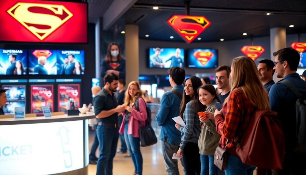 Billetterie Superman : préventes de tickets et séances à venir Billetterie Superman : préventes de tickets et séances à venir