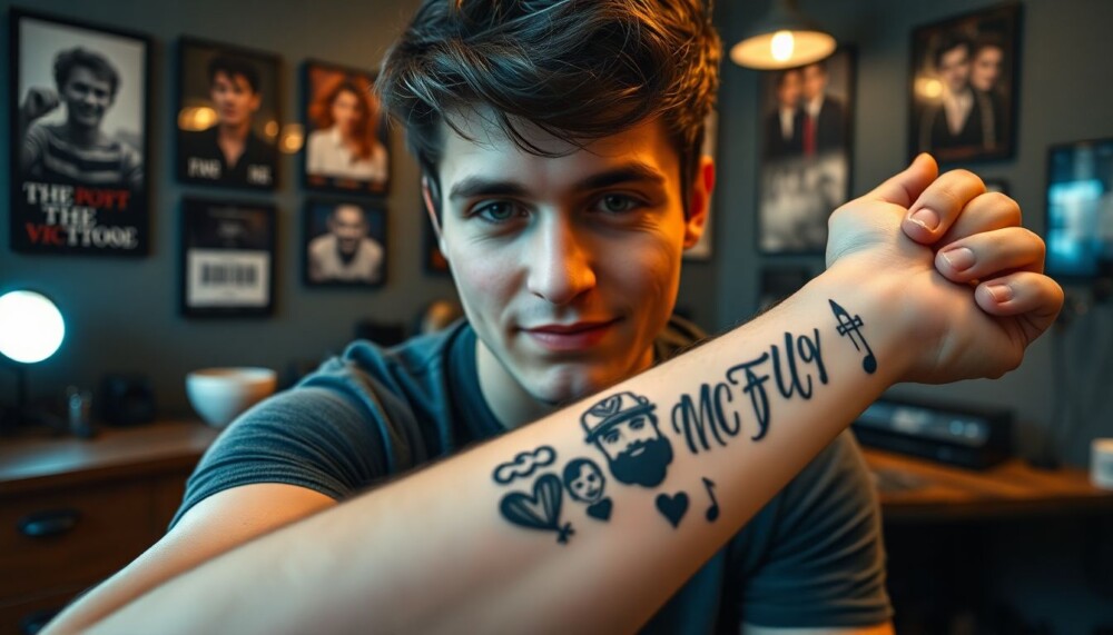 Carlito arbore un nouveau tatouage en hommage émouvant à McFly
